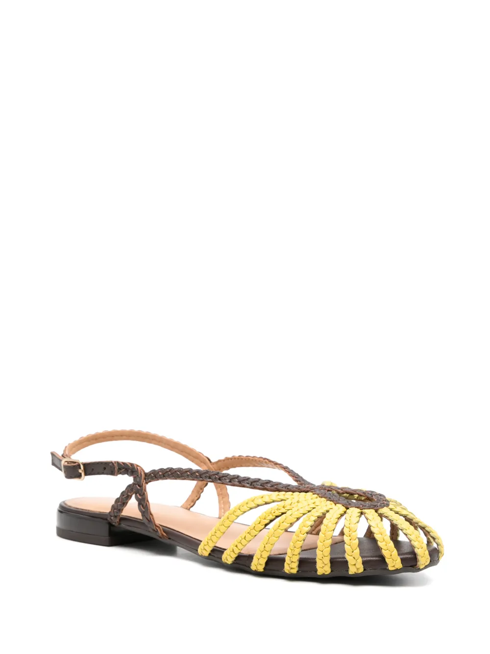 gioseppo Masalani leren sandalen Geel
