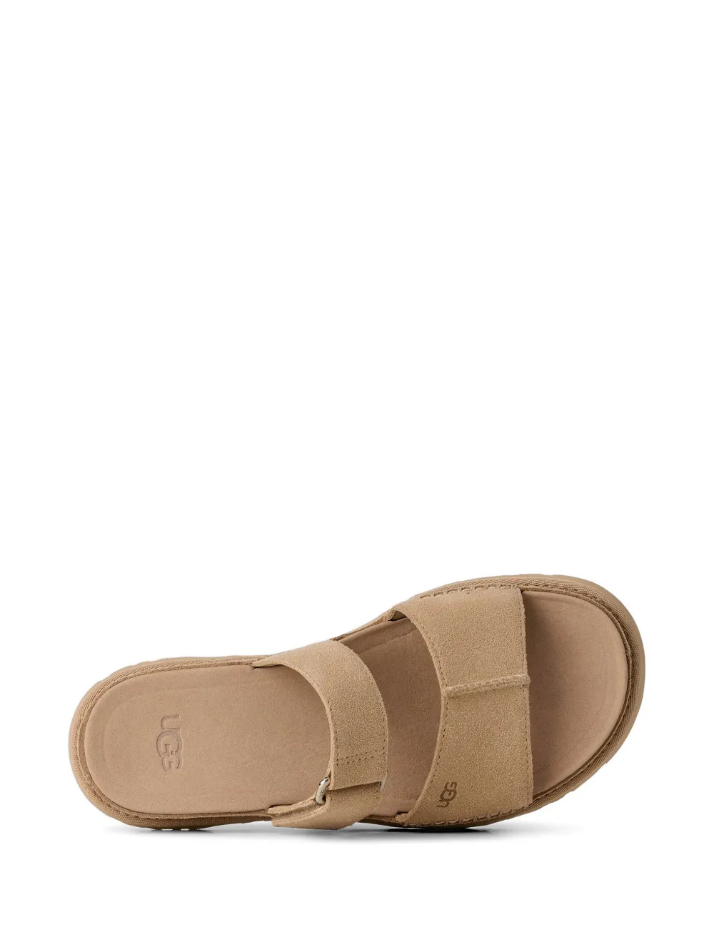 UGG GoldenGaze suede slides Beige