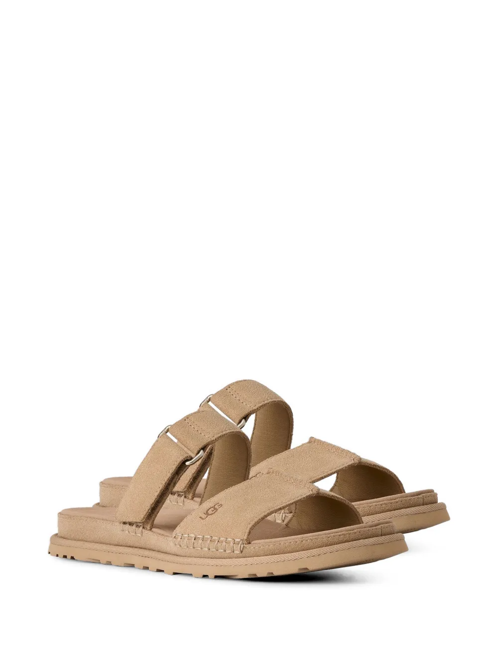 UGG GoldenGaze suede slides Beige