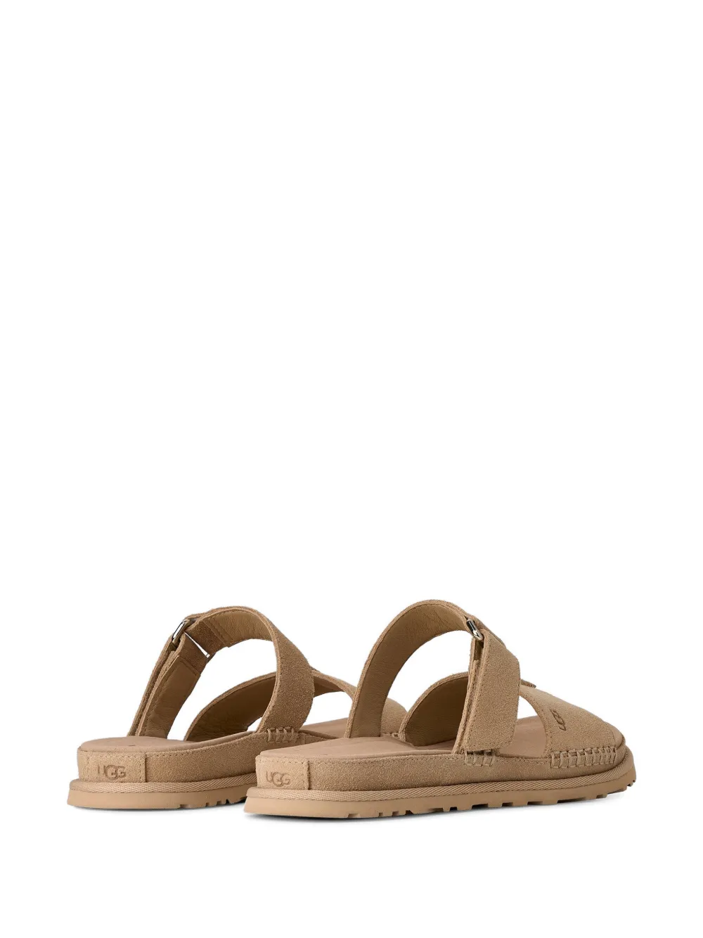 UGG GoldenGaze suede slides Beige