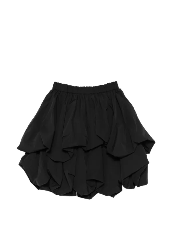 Noir Kei Ninomiya レイヤード ミニスカート | ブラック | FARFETCH JP