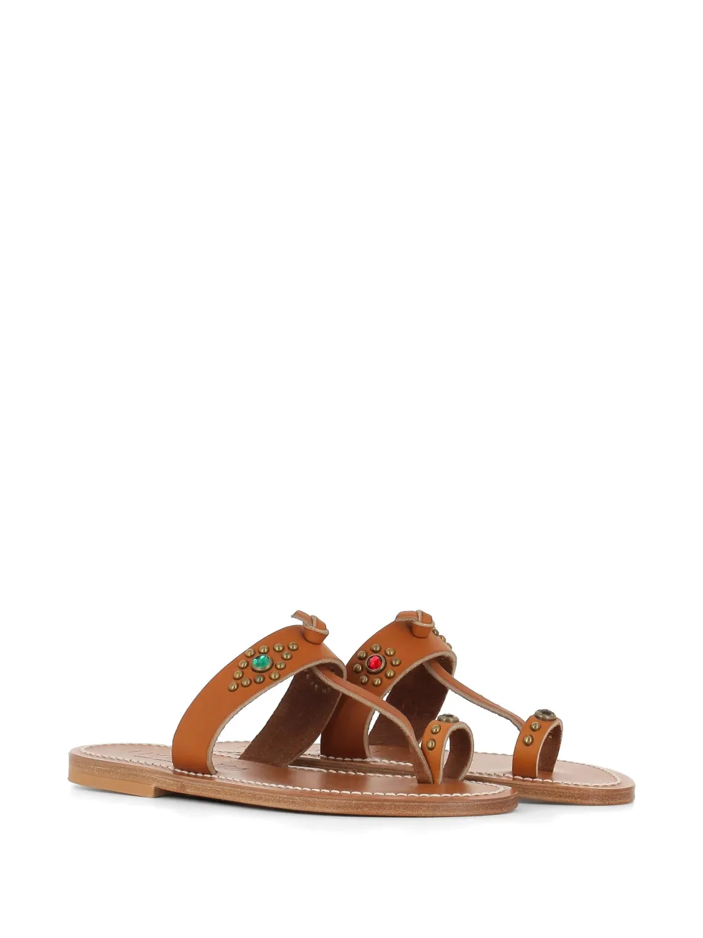 K. Jacques embellished toe-strap sandals Bruin
