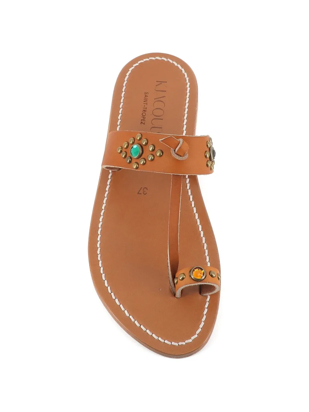 K. Jacques embellished toe-strap sandals Bruin