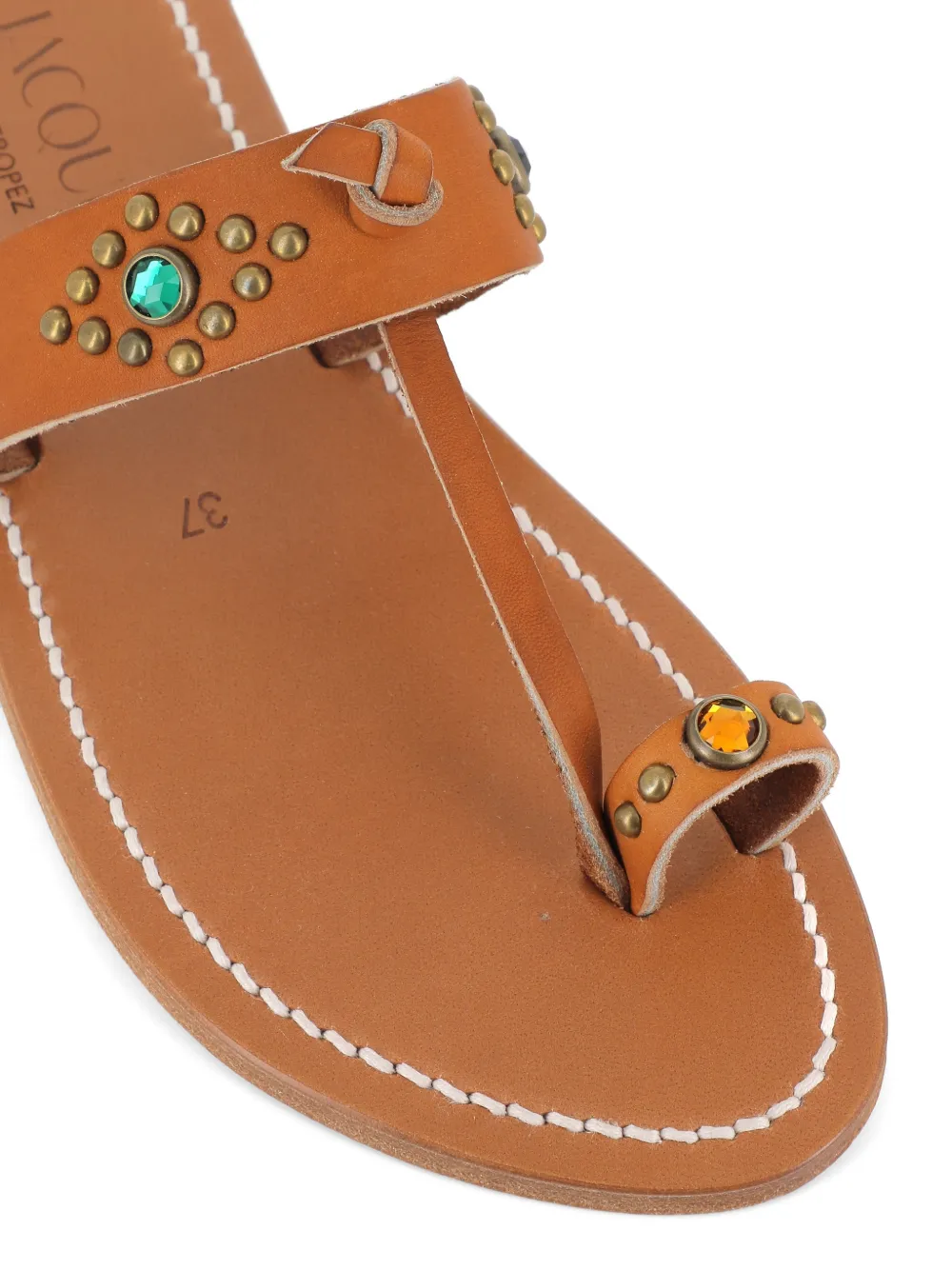 K. Jacques embellished toe-strap sandals Bruin