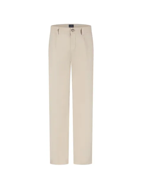 Paul & Shark Junior logo-patch straight-leg trousers