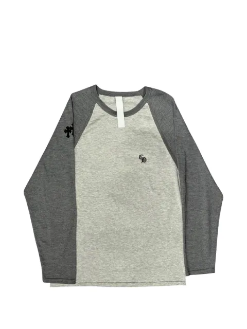 Chrome Hearts Henley Baseball 3 cross-patch T-shirt