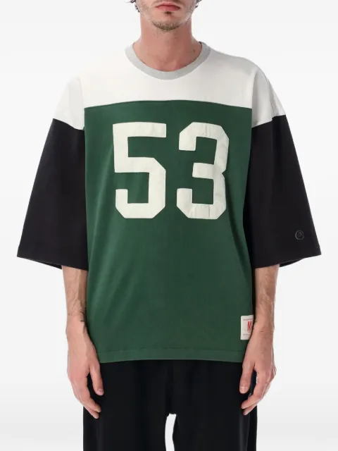 Champion colorblock number-patch T-shirt