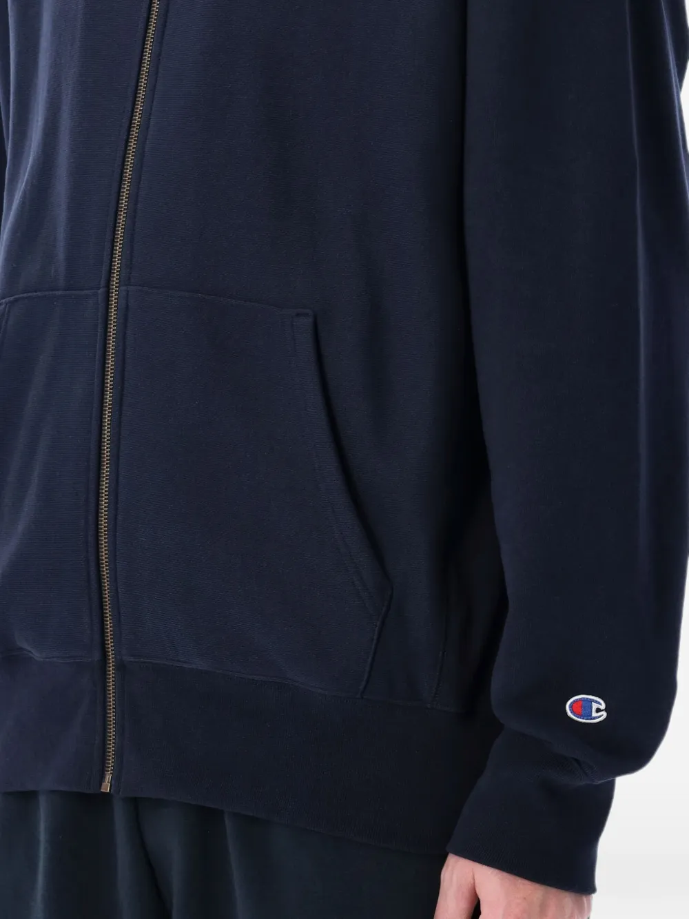 Champion zip-up hoodie Blauw