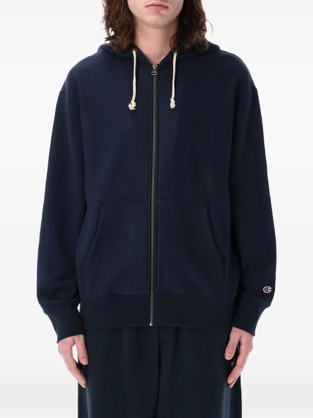 Champion zip-up hoodie - Blau