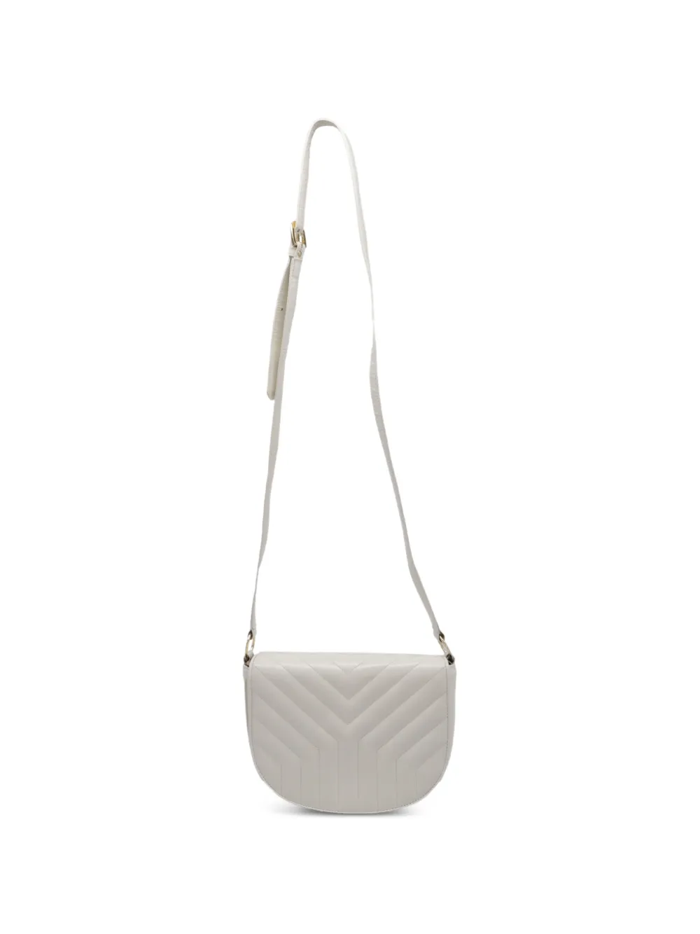Saint Laurent Pre-Owned Joan quilted shoulder bag - Bianco