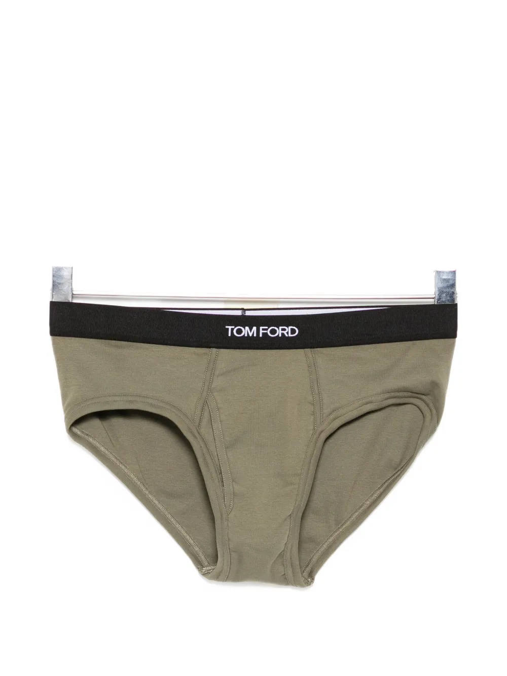 TOM FORD logo-waistband briefs - Grün