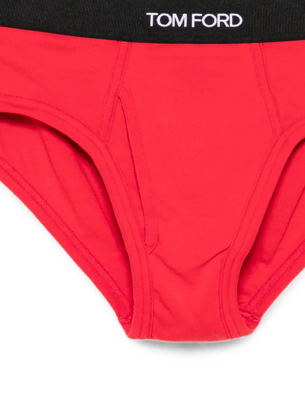 TOM FORD Slip met logoband Rood