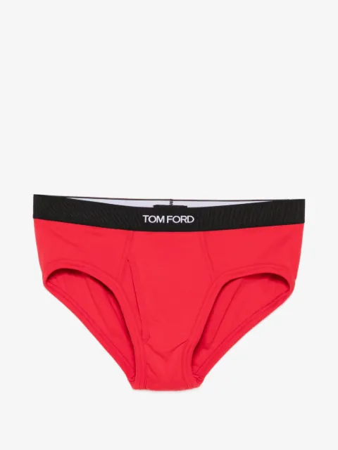 TOM FORD logo-waistband briefs