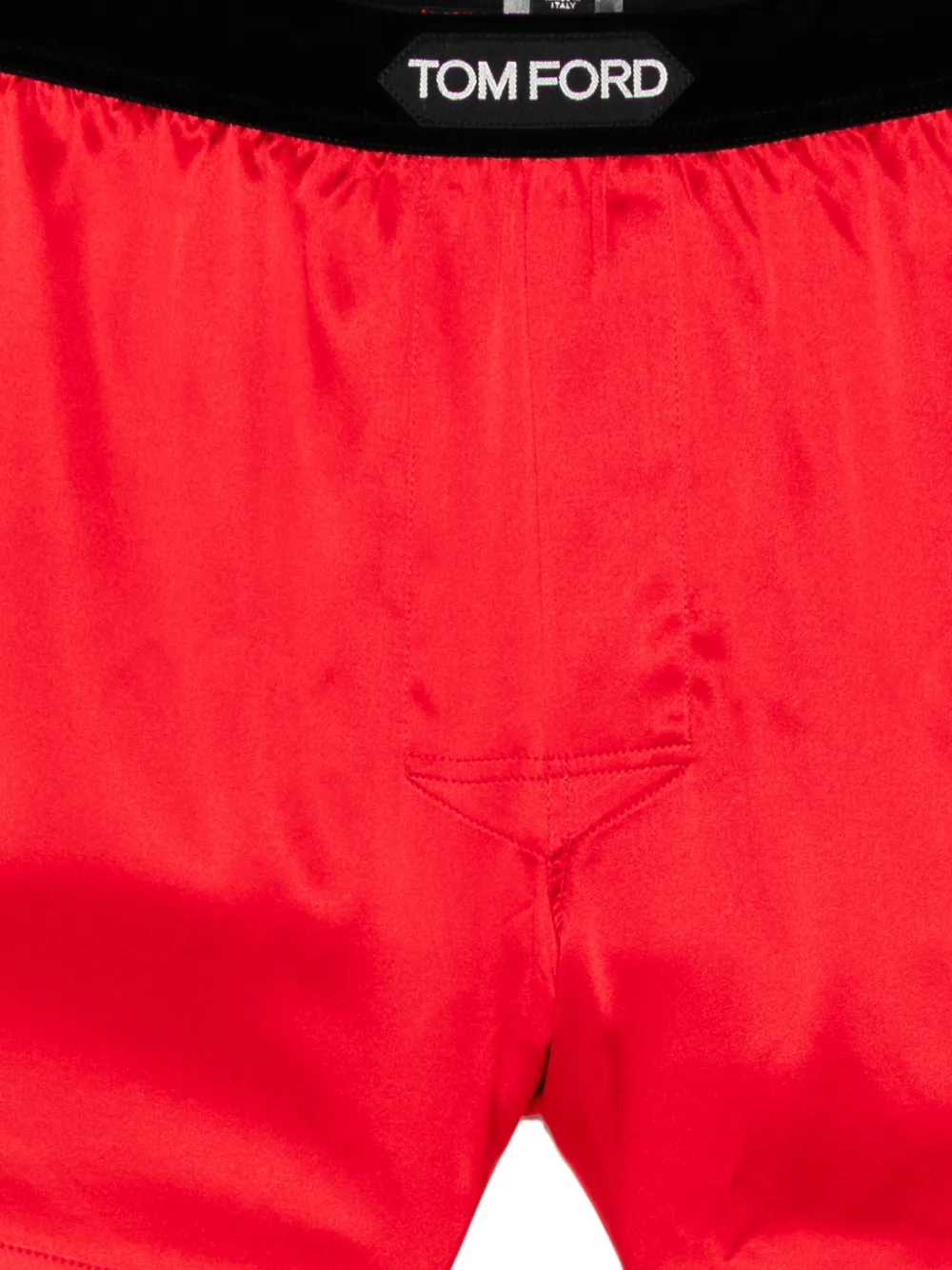 TOM FORD Boxershorts met logopatch Rood