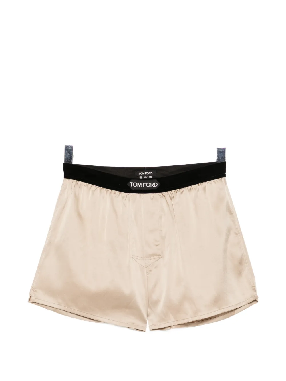 TOM FORD logo-patched boxer - Toni neutri