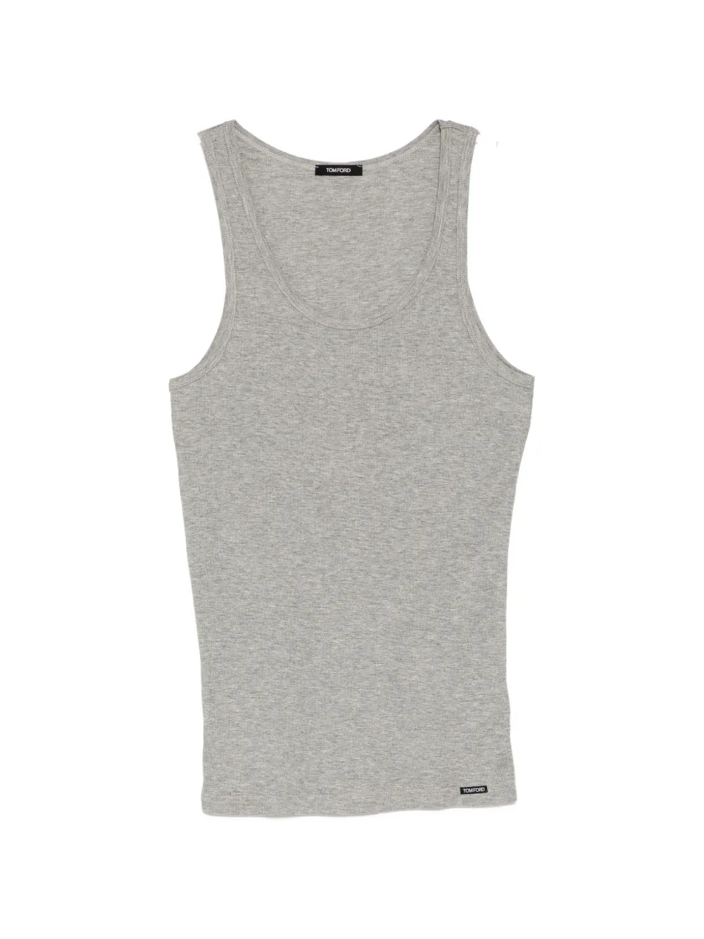 TOM FORD ribbed-knit vest - Grigio