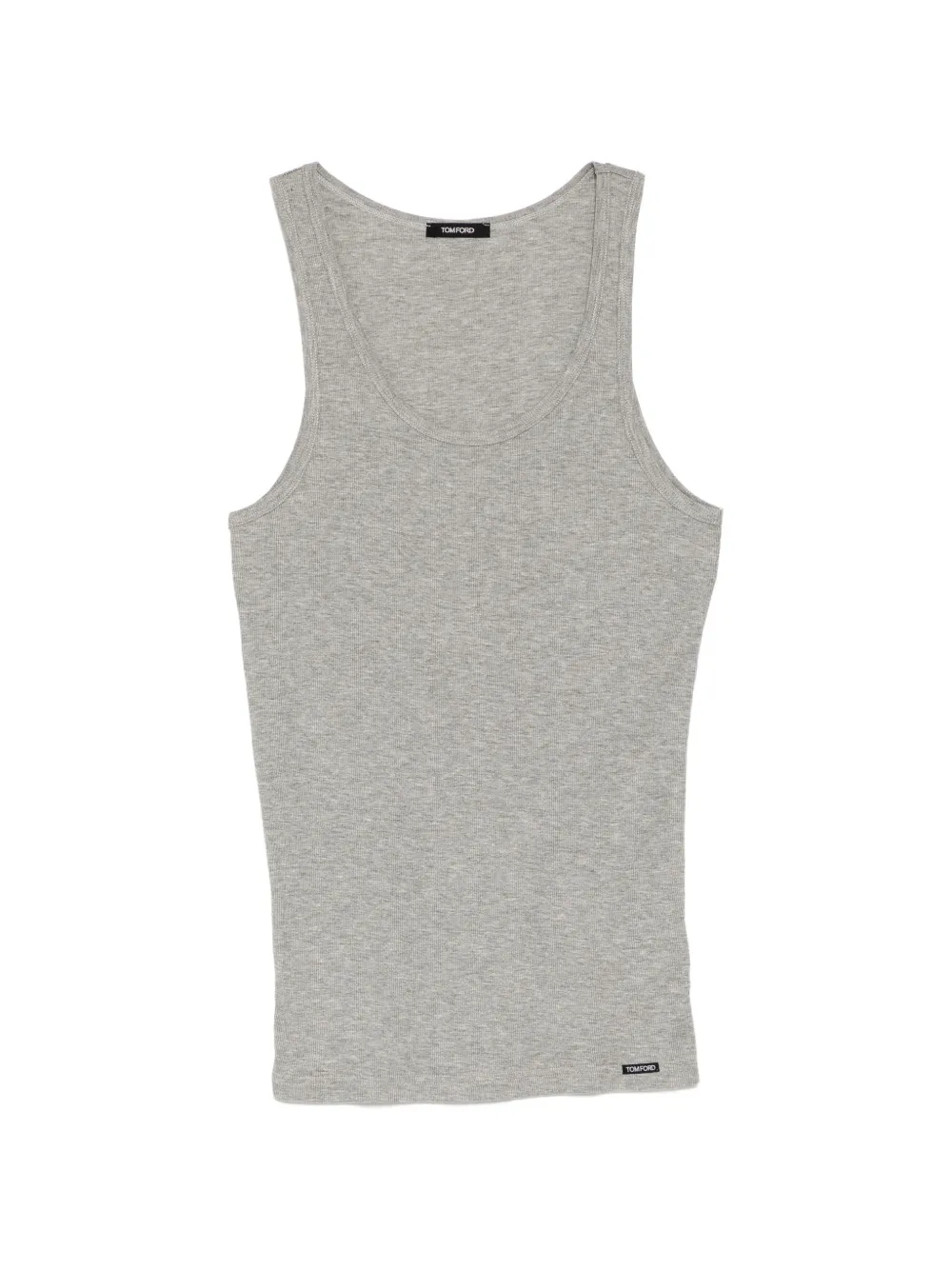 TOM FORD ribbed-knit vest - Grigio