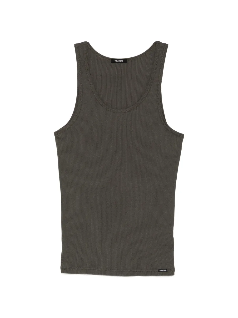 TOM FORD ribbed tank top - Grigio