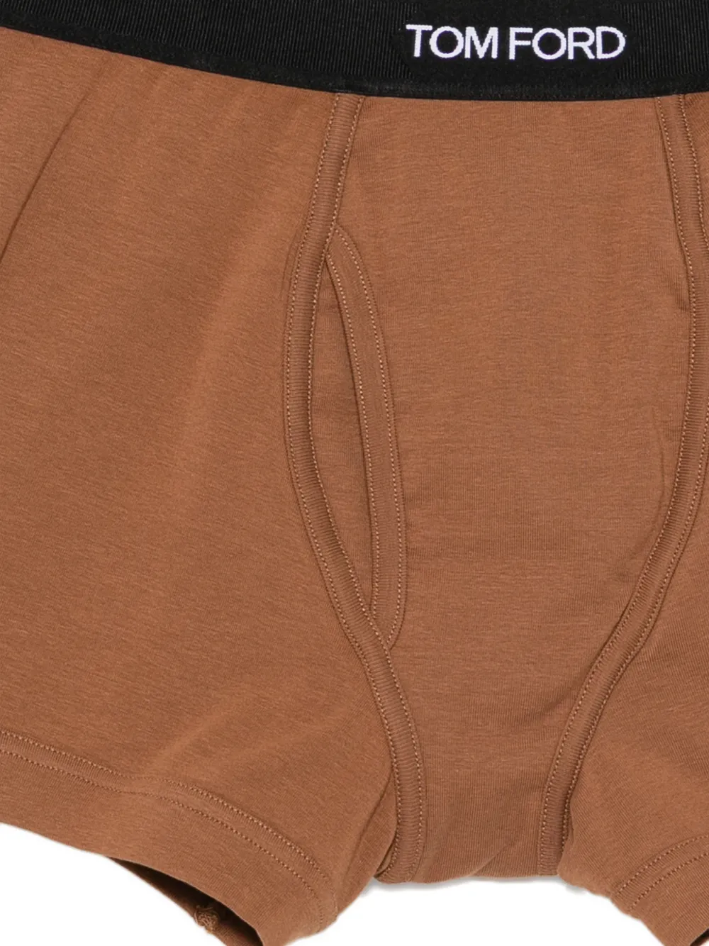 TOM FORD Boxershorts met logopatch Bruin