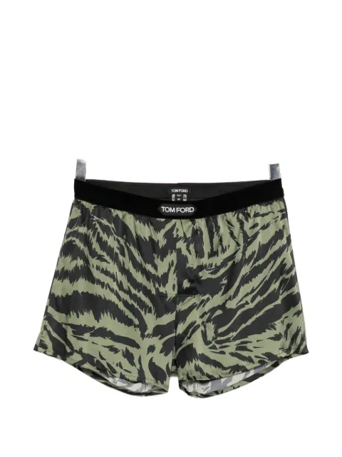 TOM FORD tiger-print boxer 