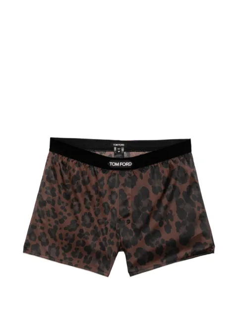 TOM FORD leopard-print boxer shorts