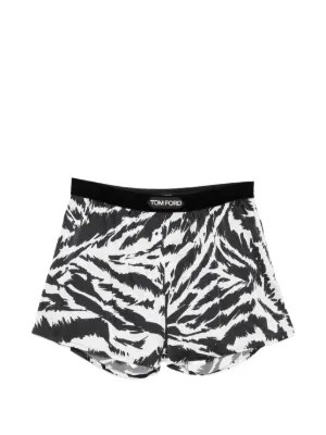 TOM FORD レオパード ボクサーパンツ | ブラック | FARFETCH JP