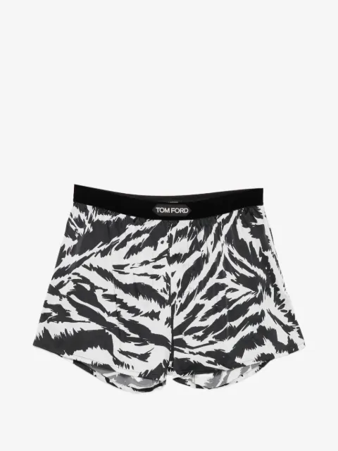 TOM FORD bóxer con estampado de cebra