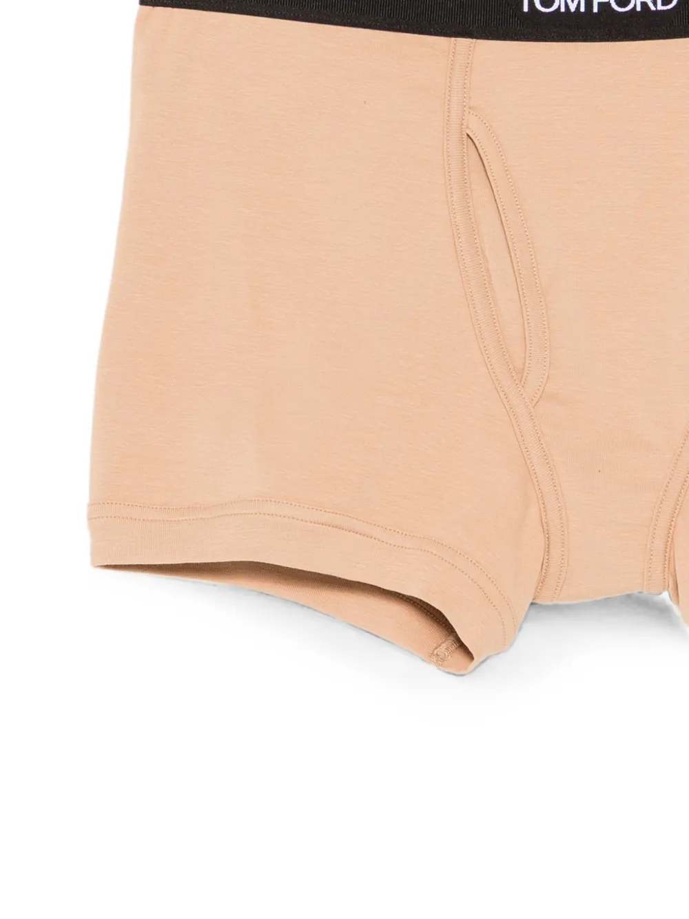 TOM FORD Boxershorts met logoband Beige