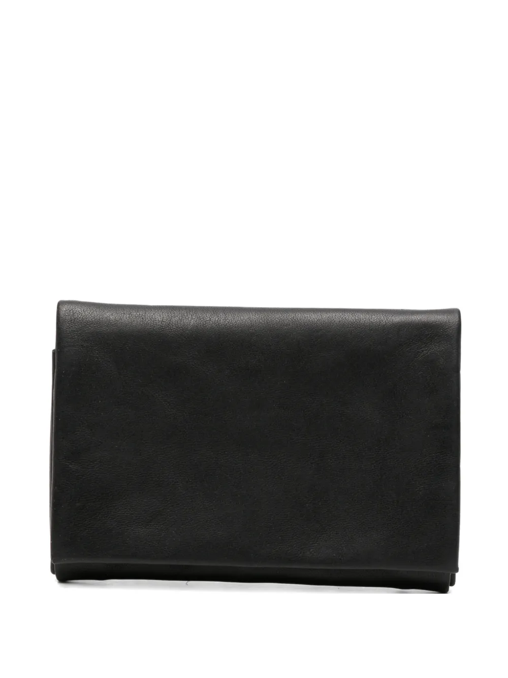 Ma+ cross-motif leather wallet - Nero
