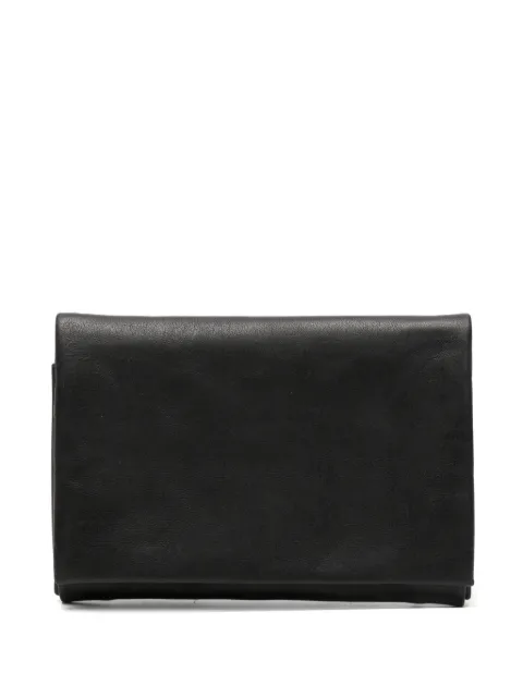 Ma+ cross-motif leather wallet