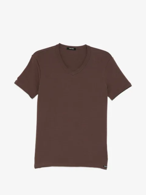 TOM FORD logo-patch T-shirt