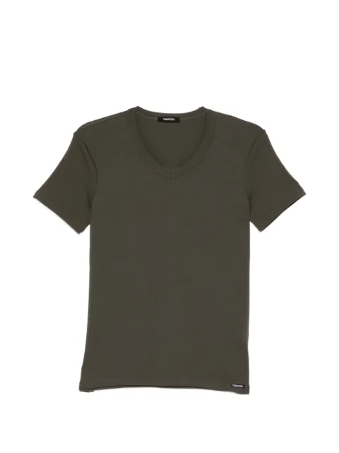 TOM FORD logo-patch T-shirt