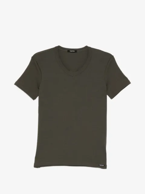TOM FORD logo-patch T-shirt
