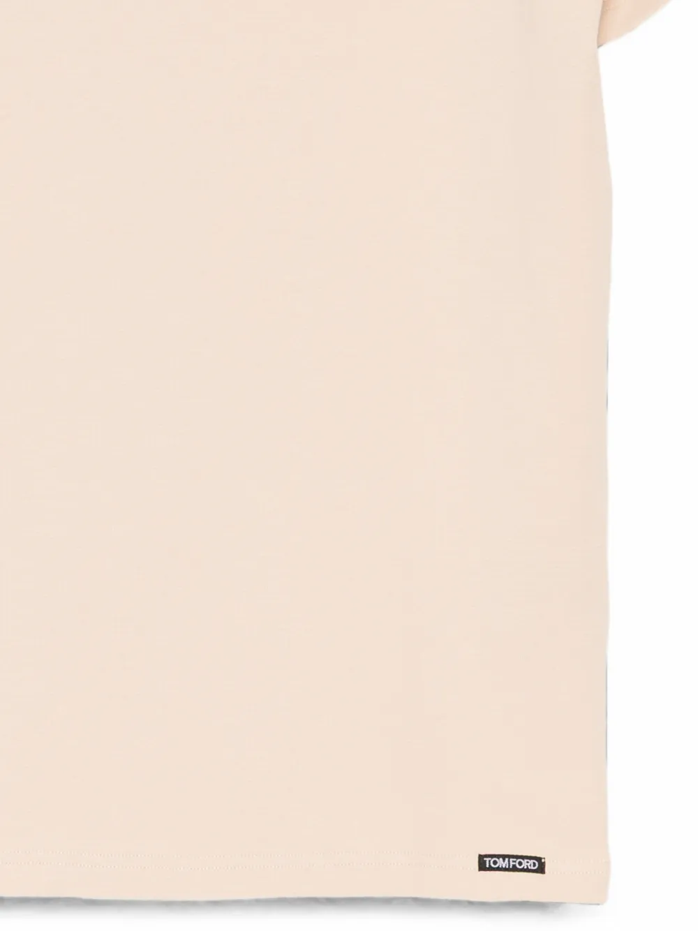 TOM FORD T-shirt met logopatch Beige