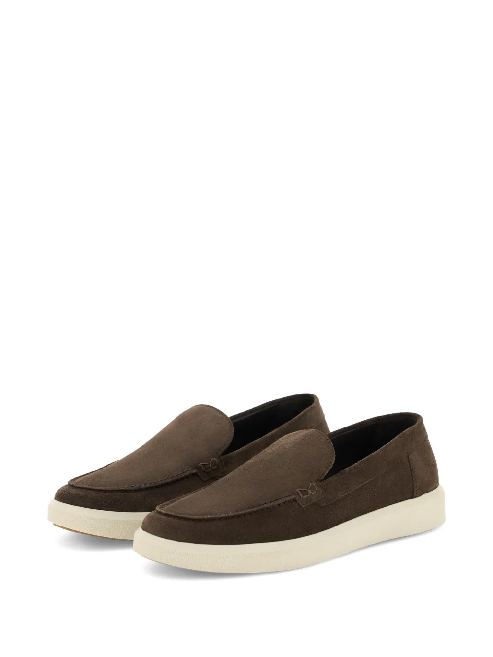 Boggi Milano Stratus suede loafers Bruin