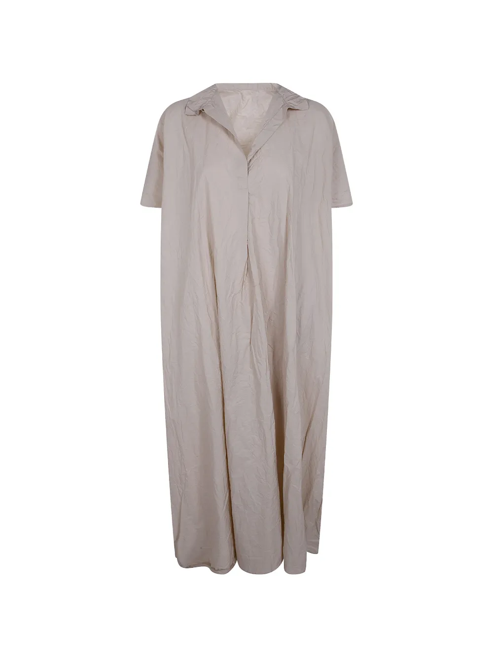 Daniela Gregis 크링클 피니시 반소매 드레스 | 뉴트럴 | Image 1