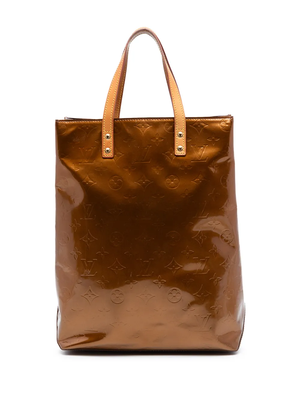 Louis Vuitton Pre-Owned 2002 Monogram Vernis Reade MM tote bag - Marrone