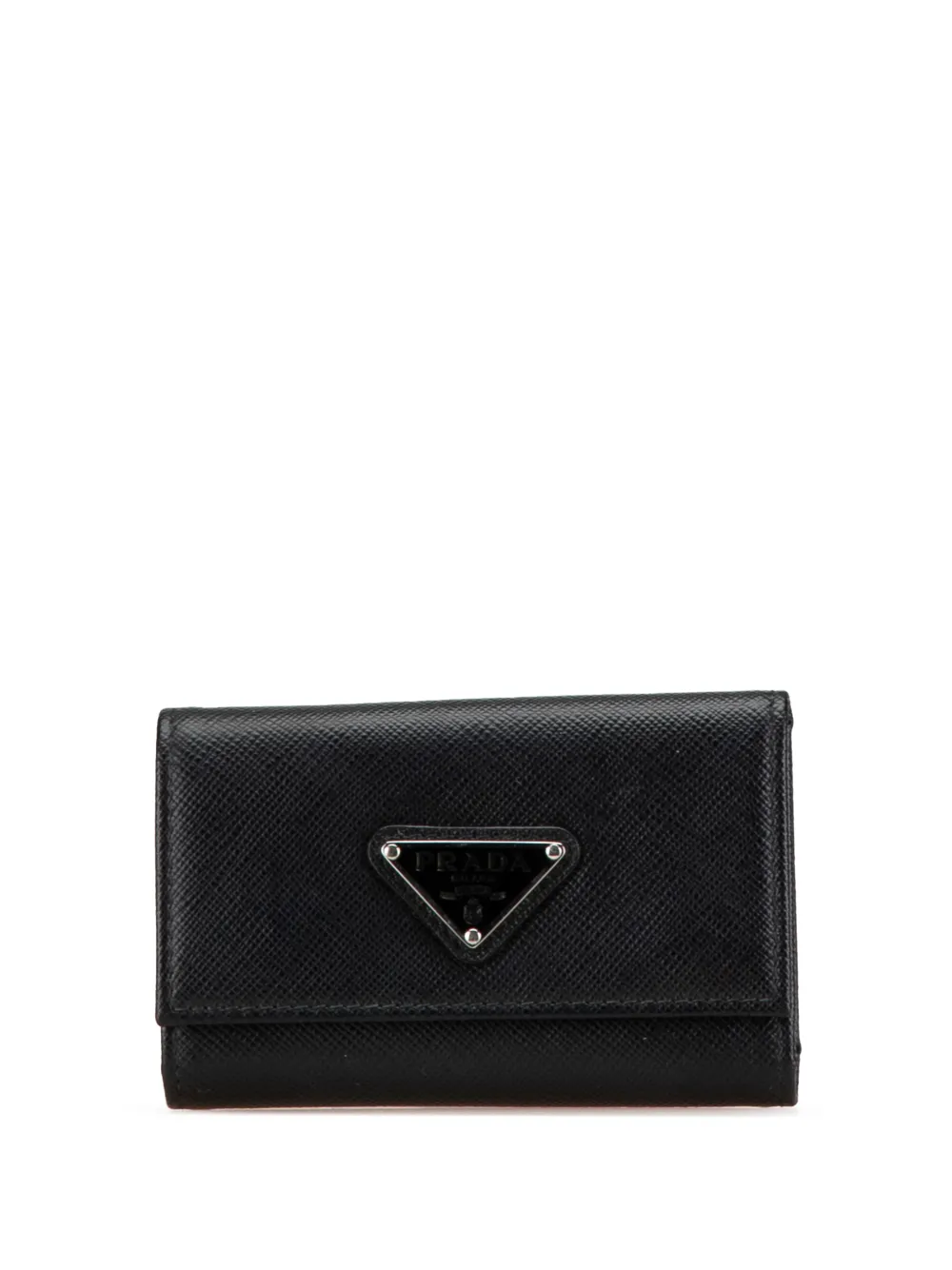 Prada Pre-Owned 2013-2024 Saffiano key holder - Nero