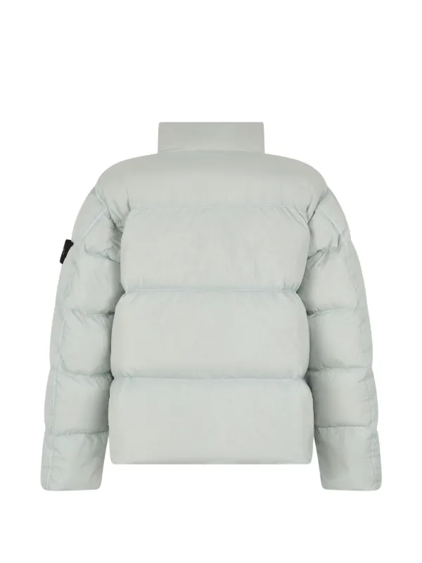 Stone  キルティングダウンジャケット Stone Island キルティングジャケット | ブルー | FARFETCH JP