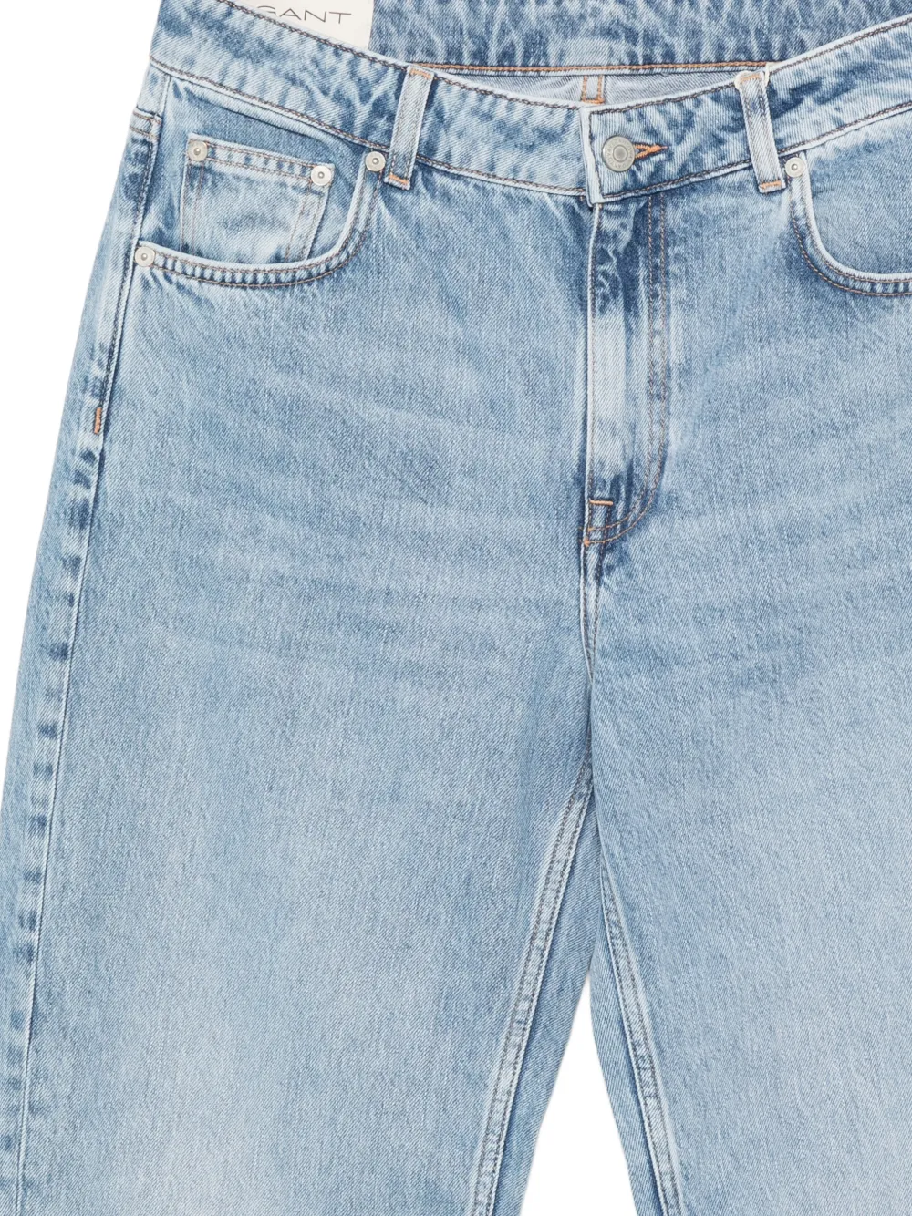 Gant Jeans met vervaagd effect Blauw