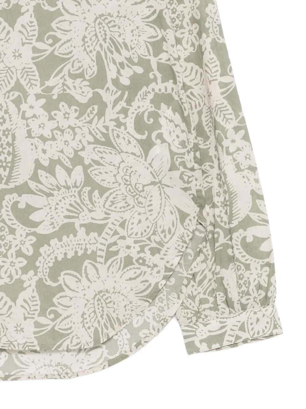 Marc O'Polo Shirt met bloemenprint Groen