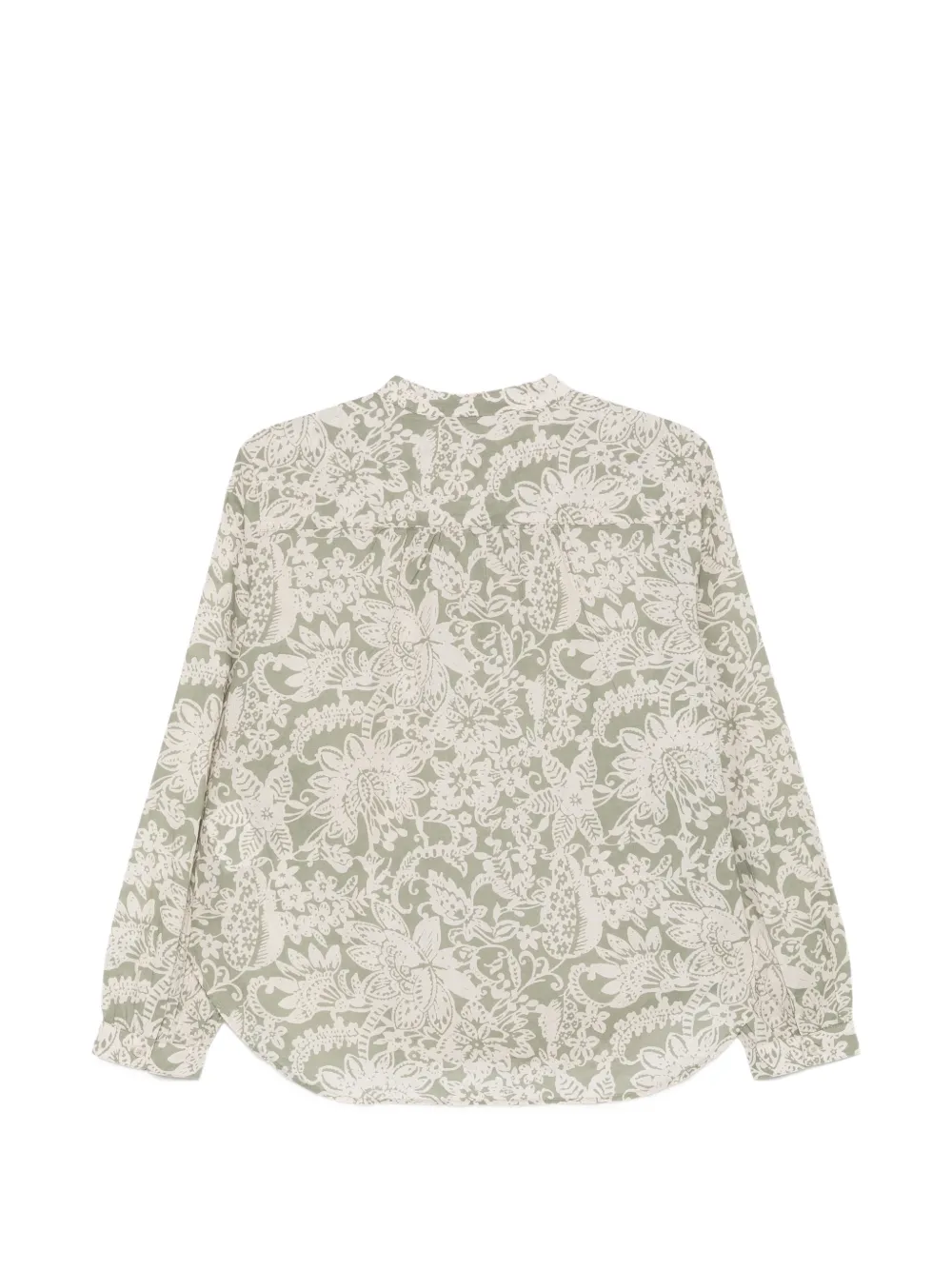 Marc O'Polo Shirt met bloemenprint Groen