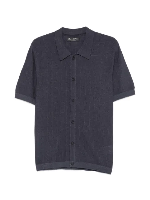 Marc O'Polo vertical-stripe short-sleeve shirt