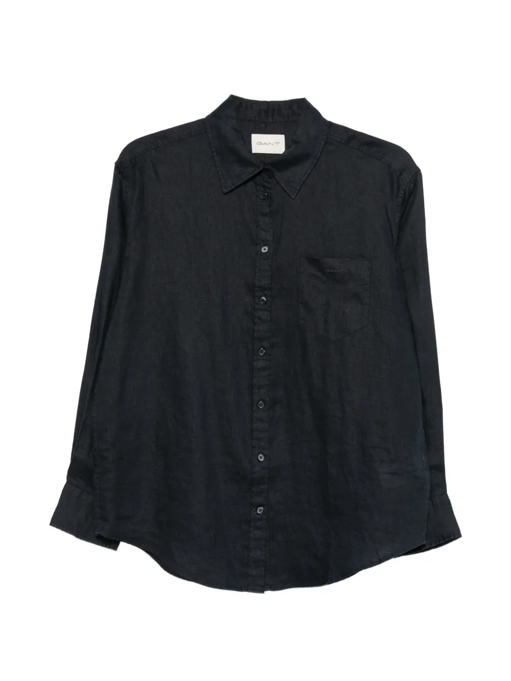 Gant chest-pocket long-sleeve shirt - Nero