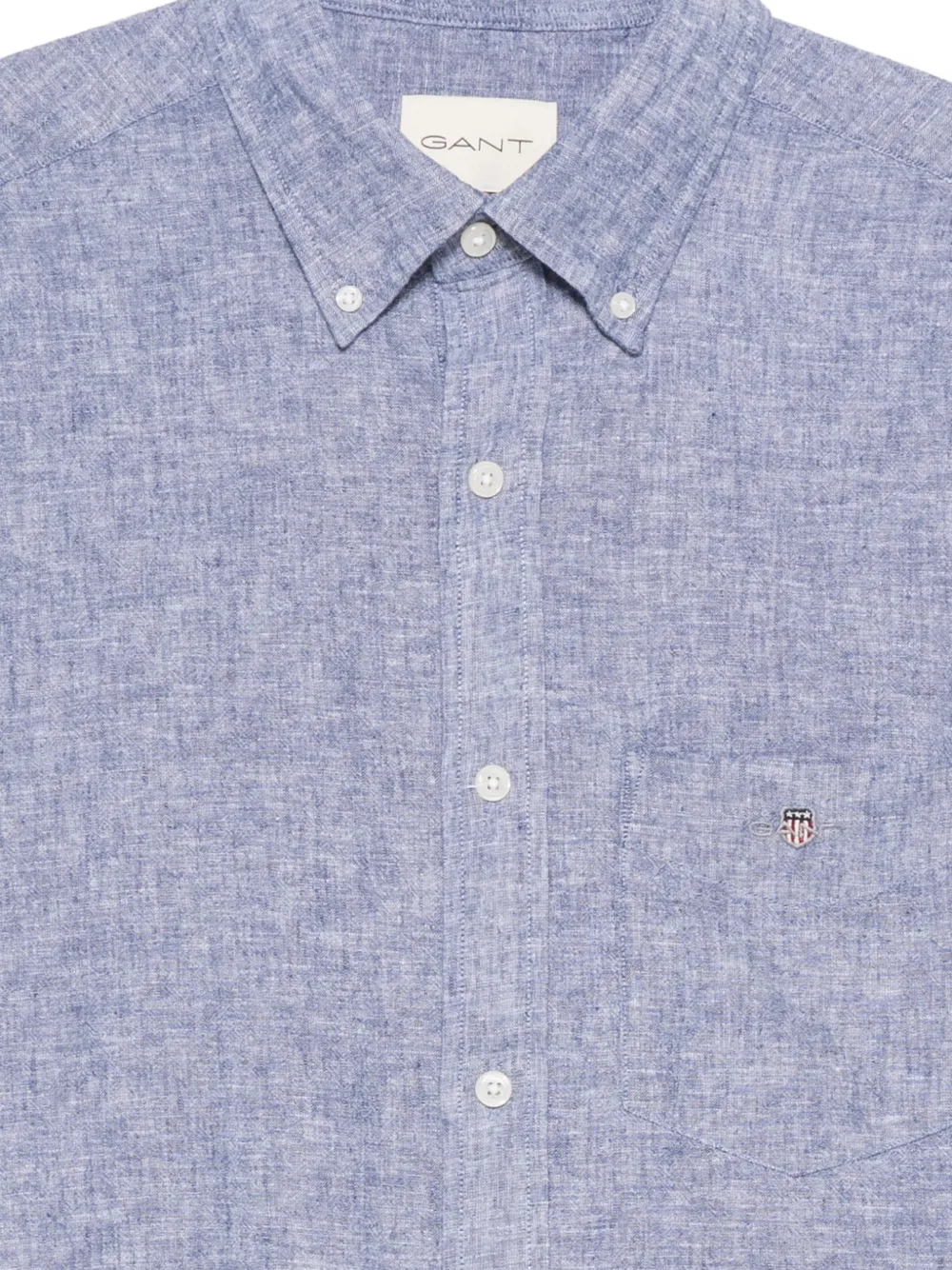  Gant Camisa Con Botones - Azul 