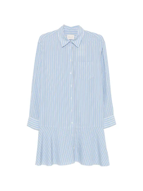Gant vertical-stripe dropped-waist mini dress