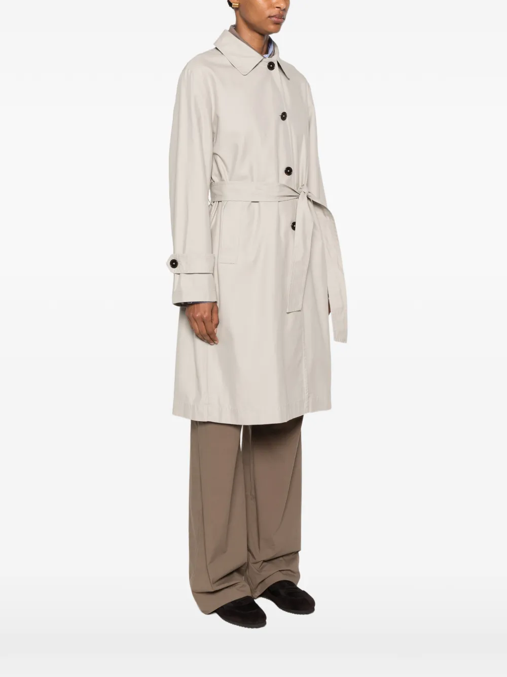 Marc O'Polo Jas met ceintuur Beige