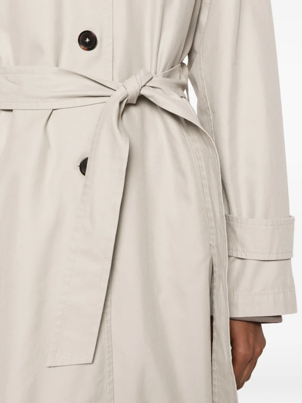 Marc O'Polo Jas met ceintuur Beige