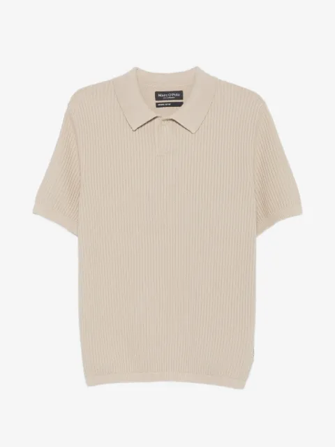 Marc O'Polo ribbed-knit polo shirt