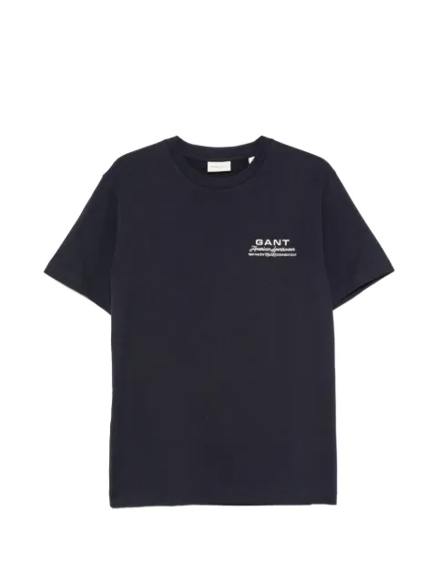 Gant logo-embroidered T-shirt
